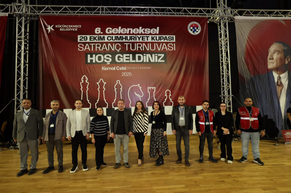 Küçükçekmece’de Satranç Tutkusu Cumhuriyet’le Buluştu