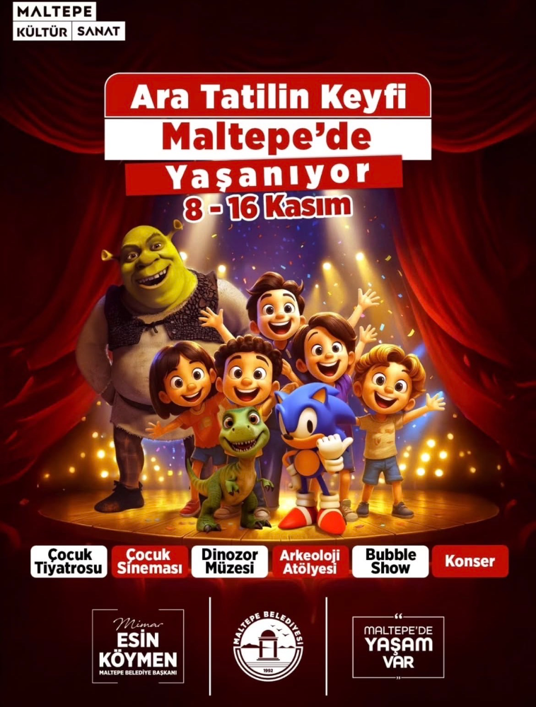 Maltepe’de Ara Tatil Şenliği Başladı! Miniklere Dolu Dolu Bir Hafta